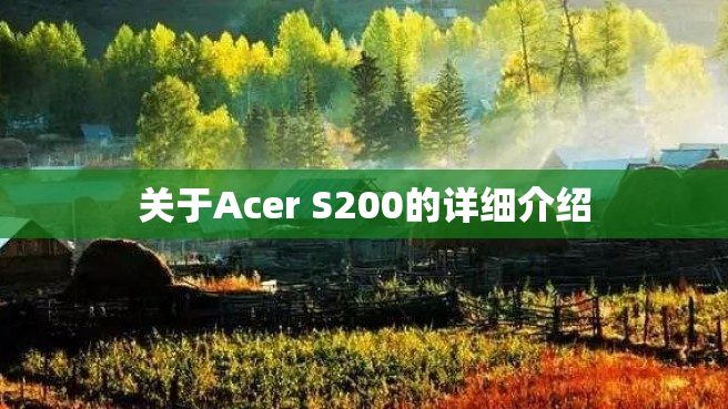 关于Acer S200的详细介绍