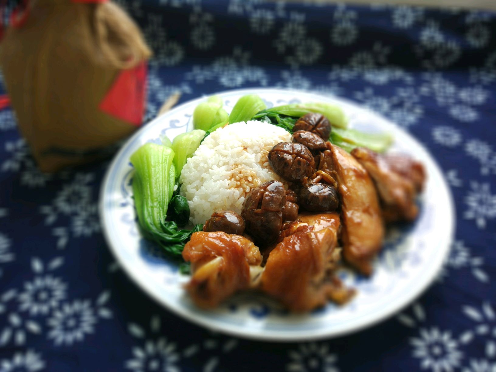 美食作家饭饭__焖黄鸡米饭的做法