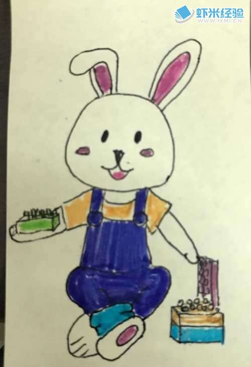如何画卡通兔子_卡通兔子教程_