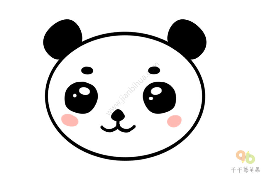 熊猫画法宝宝简单又漂亮__熊猫画儿童