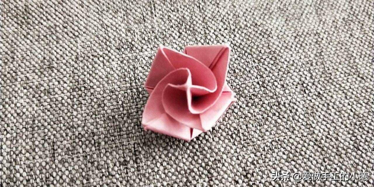 川崎玫瑰折痕纸教程_川崎玫瑰的折法视频_