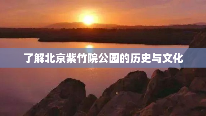 了解北京紫竹院公园的历史与文化