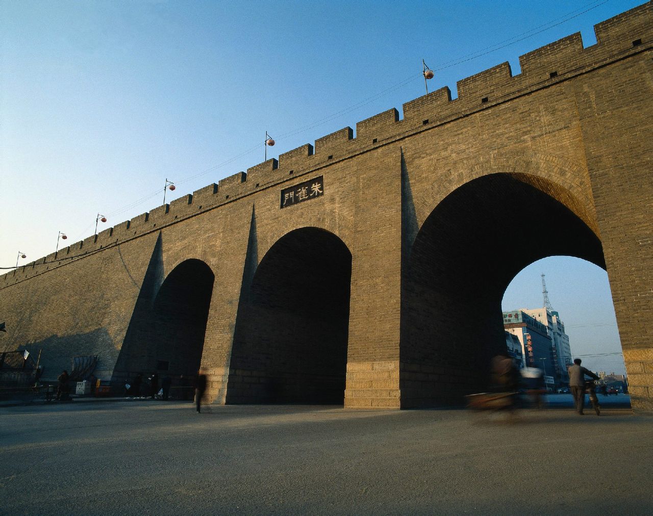 _中国西安古建筑_中国西安古城墙