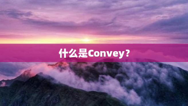 什么是Convey？